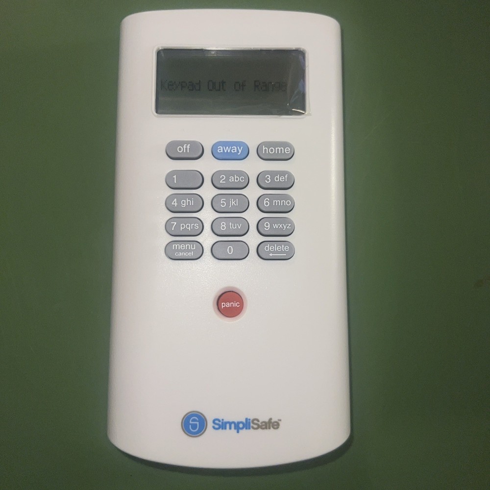 SimpliSafe Wireless Keypad Home Security System First Generation KP1000