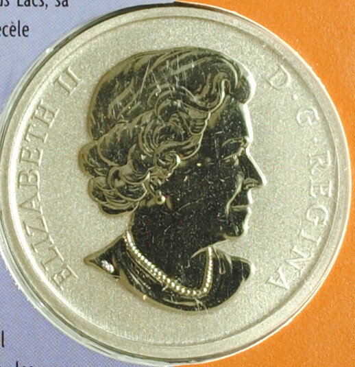 2011 Canada 25 Cents BU Mishepishu