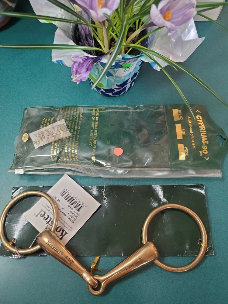 ^ KORSTEEL CYPRIUM-90 SNAFFLE BIT