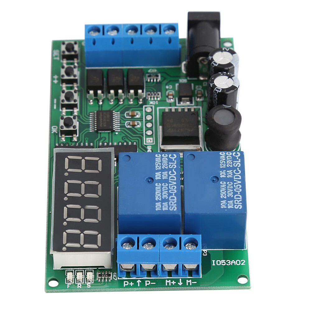 5V-24V Motors Forward / Reverse Controller Timing Delay Time Cycles Relay New