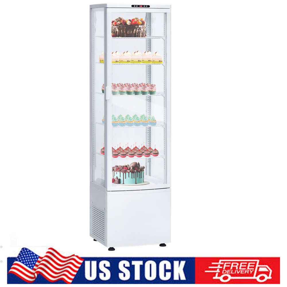 Commercial Refrigerator Display Case 9.8 Cu.FT Single-Door Pastry Display Case