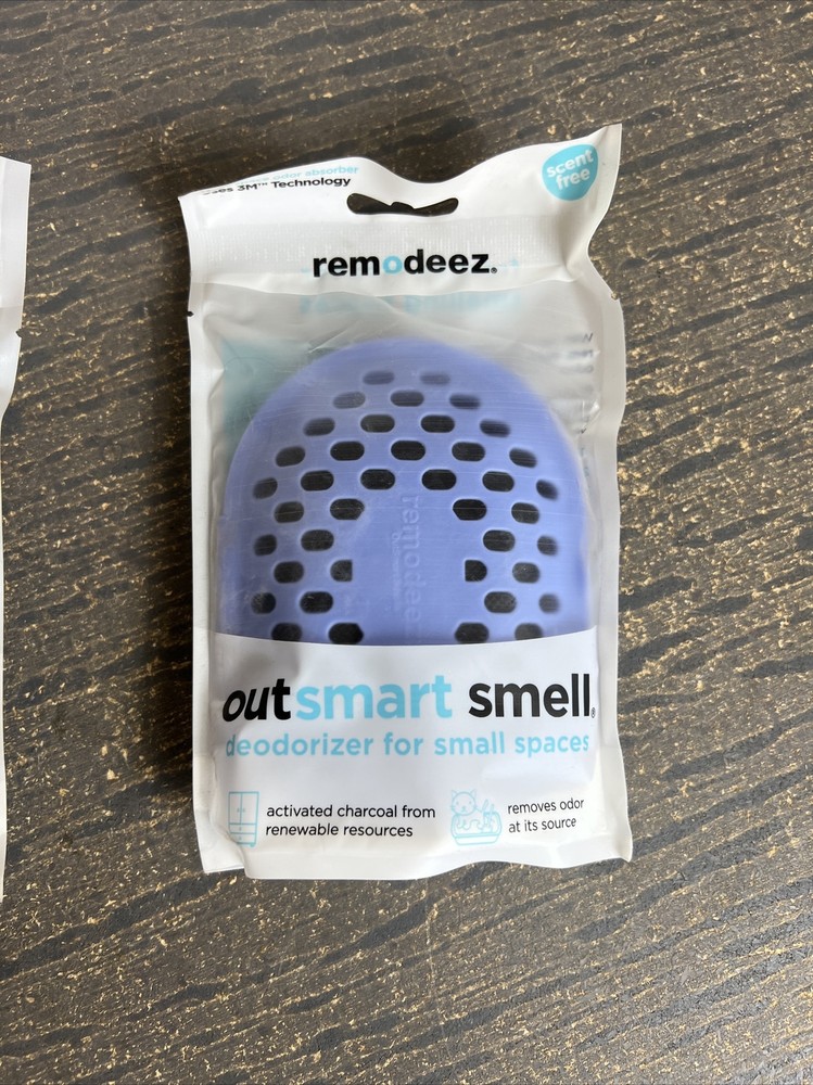 2 Remodeez Litter Box Deodorizer and Cat Odor Eliminator Activated Charcoal Bag