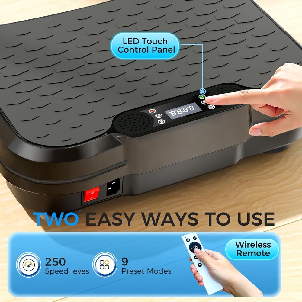 Vibration Plate Exercise Machine Vibration Plate for Lymphatic Drainage Power US