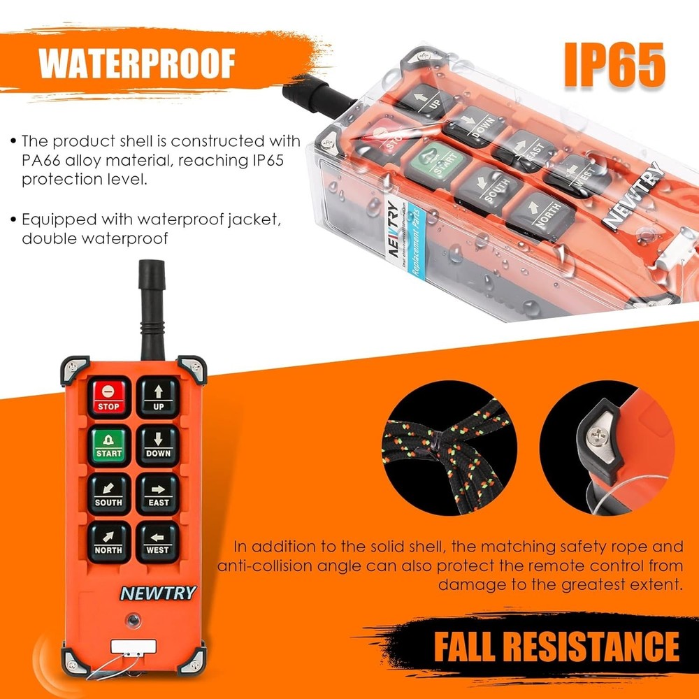 Professional Wireless Crane Remote Control - Ergonomic Design & Long Range