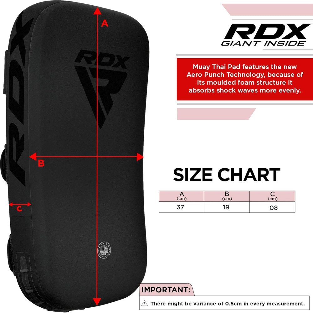 Muay Thai Pad for Training, Curved Kickboxing Kicking Strike Shield, Coaching Ki