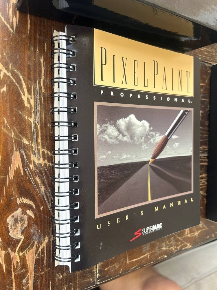 Vintage SUPERMAC PIXEL PAINT PROFESSIONAL GRAPHICS Software Apple Macintosh