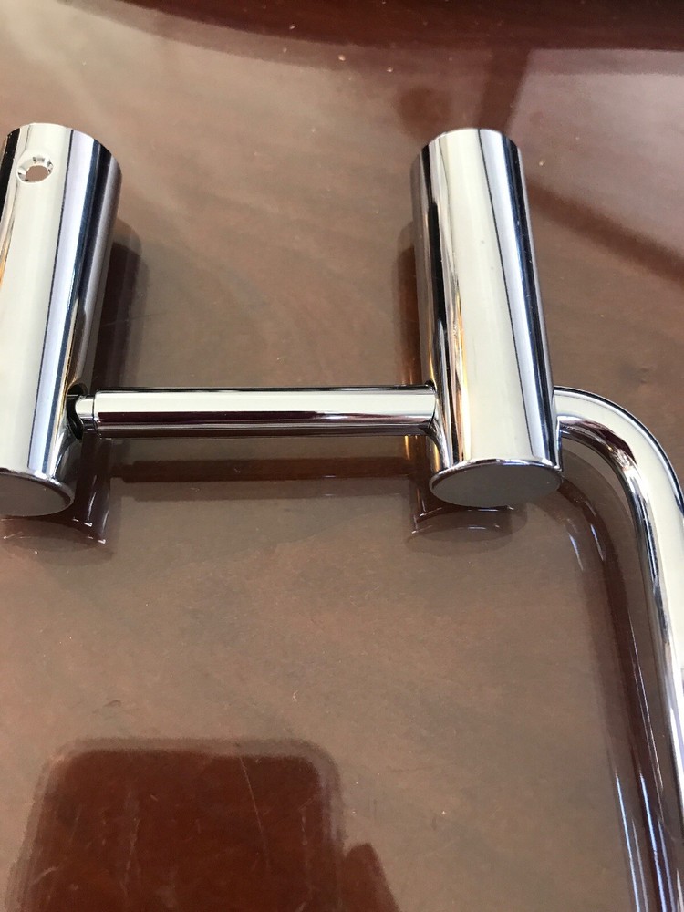 Mirabelle MIRWHTH Double-Post Tissue Holder, Polished Chrome