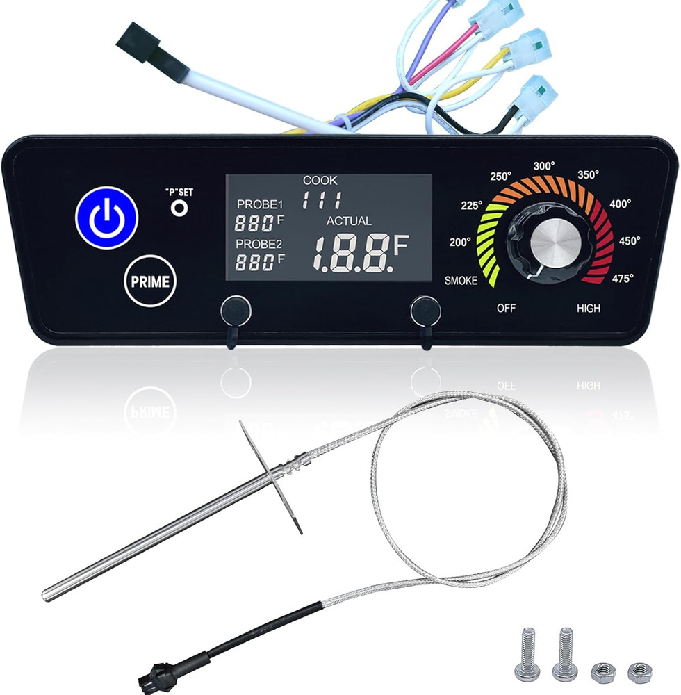Trapezoid Upgraded Digital Thermostat Control Board (AC03P7) Replacement for Pit
