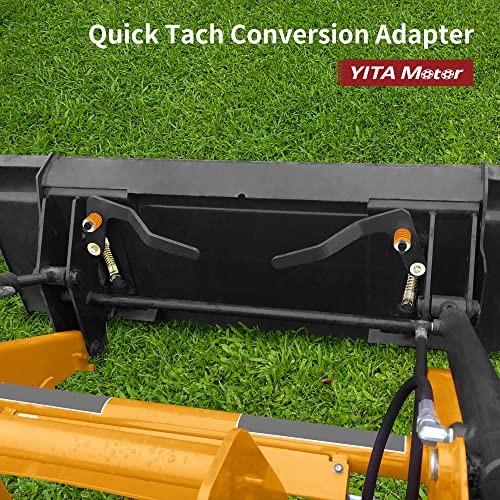 Universal Skid Steer Quick Tach Conversion Adapter Bobtach Latch Box Weld On