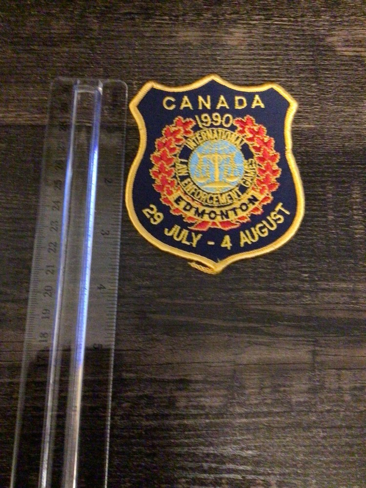 Edmonton Canada Police Patch