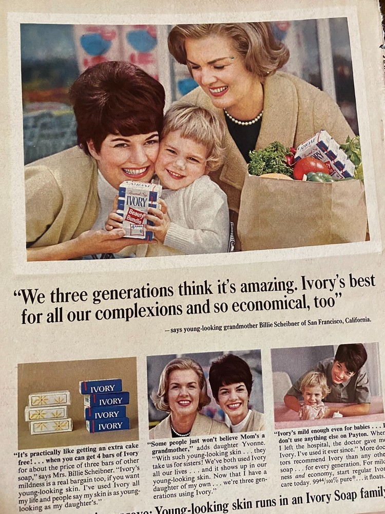 Ivory Soap, Full Page Vintage Print Ad