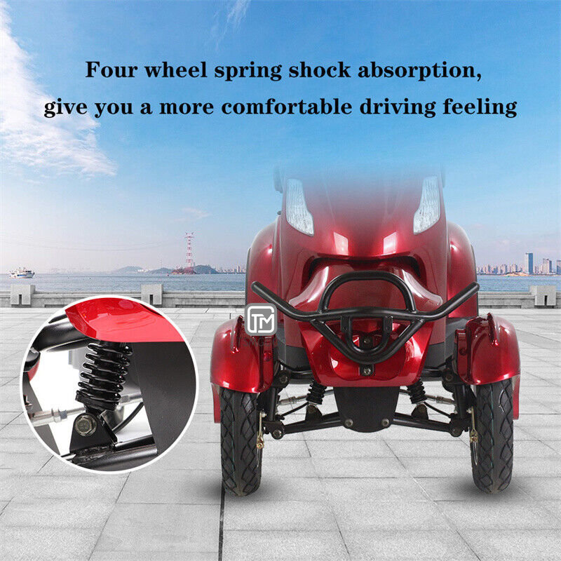 4-Wheeled Mobility Scooter - Assembled, Safe, and Ready to Use