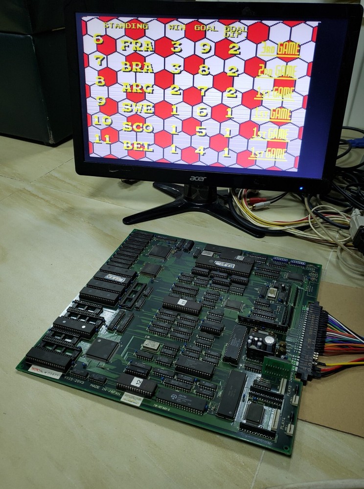 Tecmo World Cup'94 Original Jamma PCB Video Arcade Game