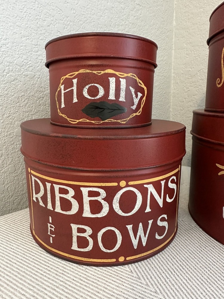Christmas tins