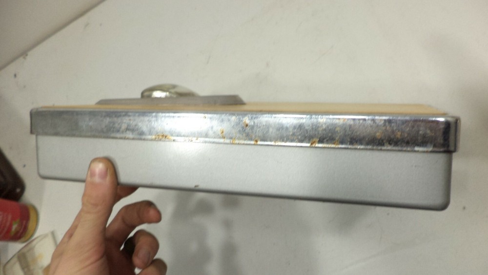 Vintage Mid Century Modern Atomic Era Borg Bathroom Scale