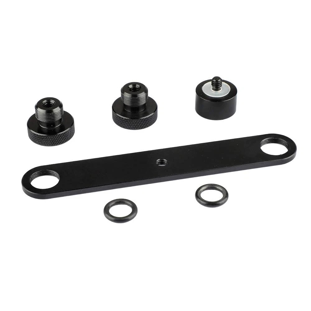 Double Microphone Mount Bracket T-Bar Studio Recording Accessory