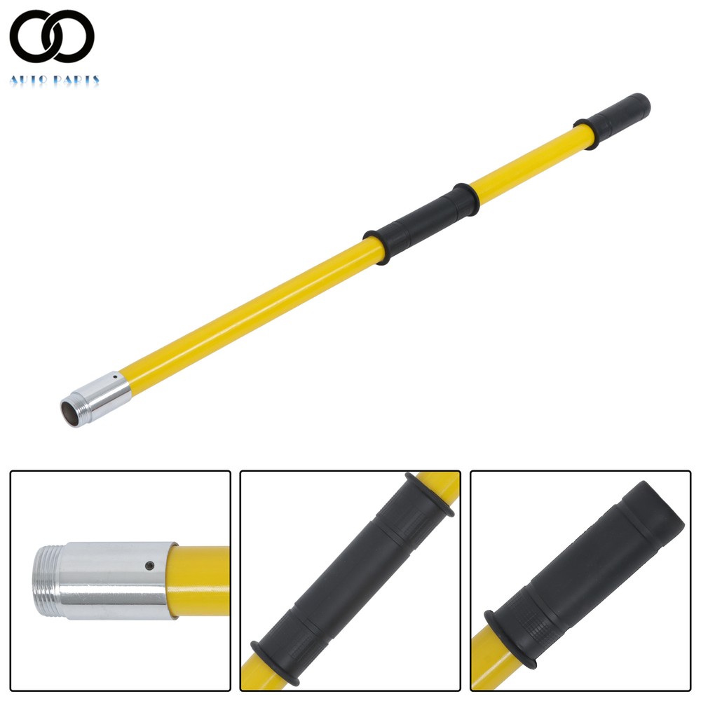 Manual Pole Saw 27 ft Extendable Tree Pruner, Sharp Steel Blade and Scissors