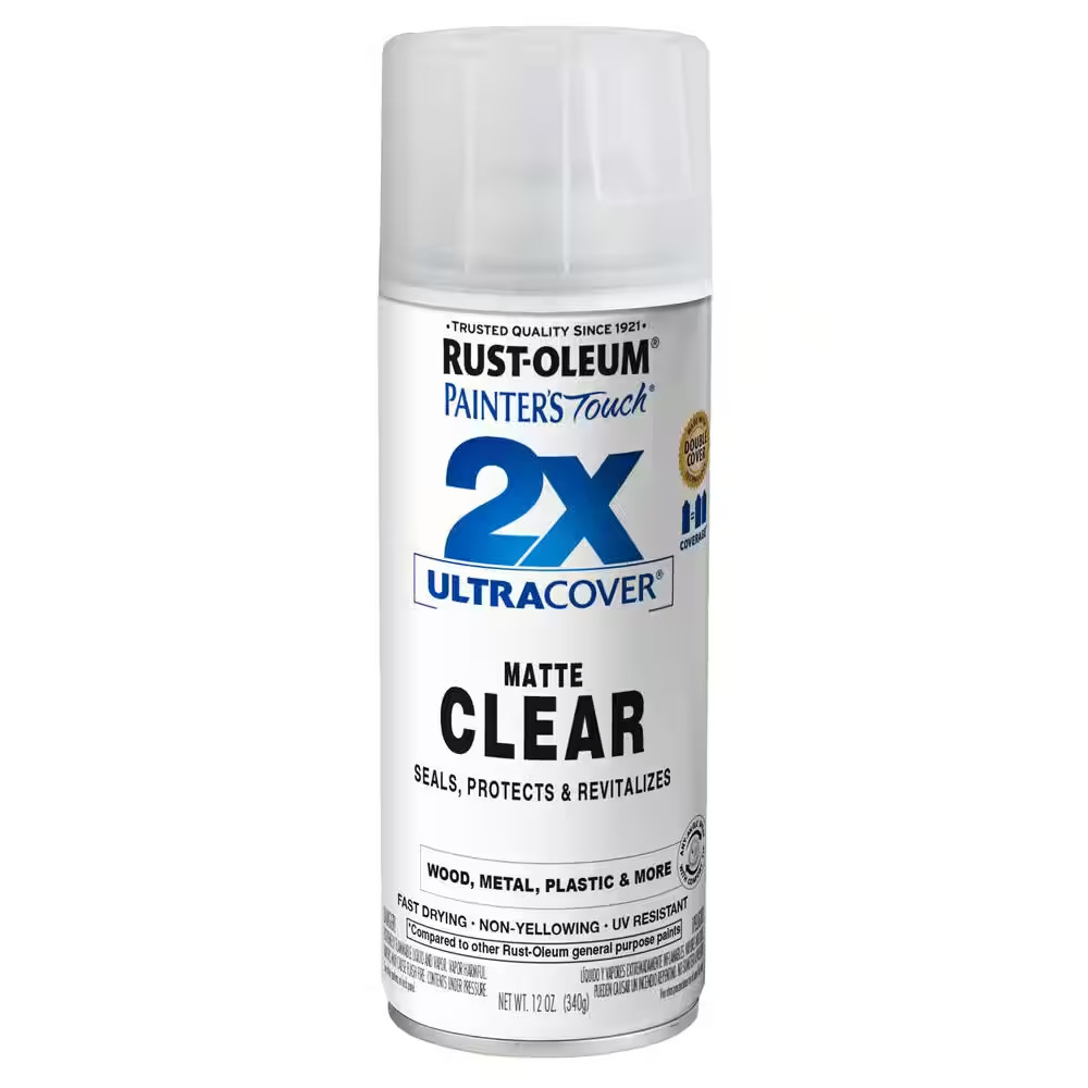 12 Oz. Matte Clear General Purpose Spray Paint