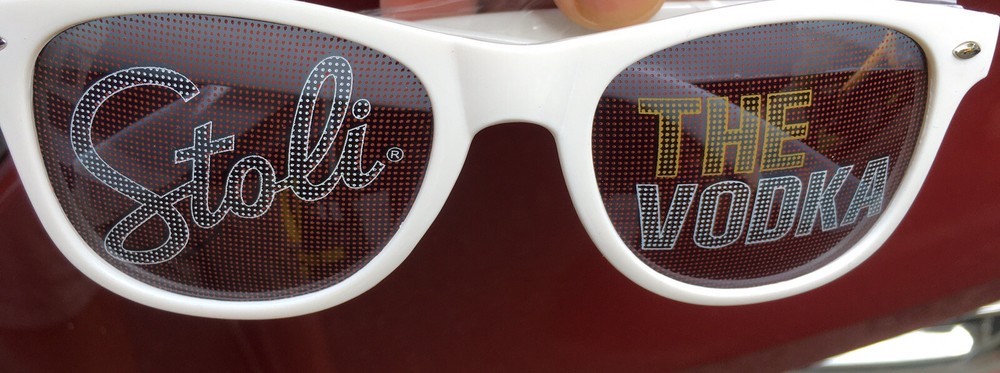 Stoli Vodka Sunglasses White Free Ship USA