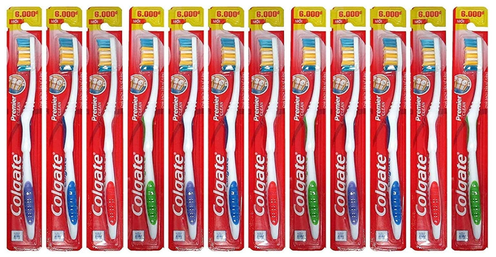 Colgate Toothbrushes Premier Extra Clean(12 Toothbrushes)