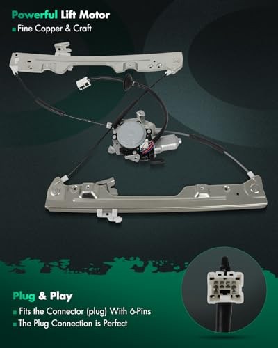 Front Right Power Window Regulator with Motor Fit for 2003-2007 for