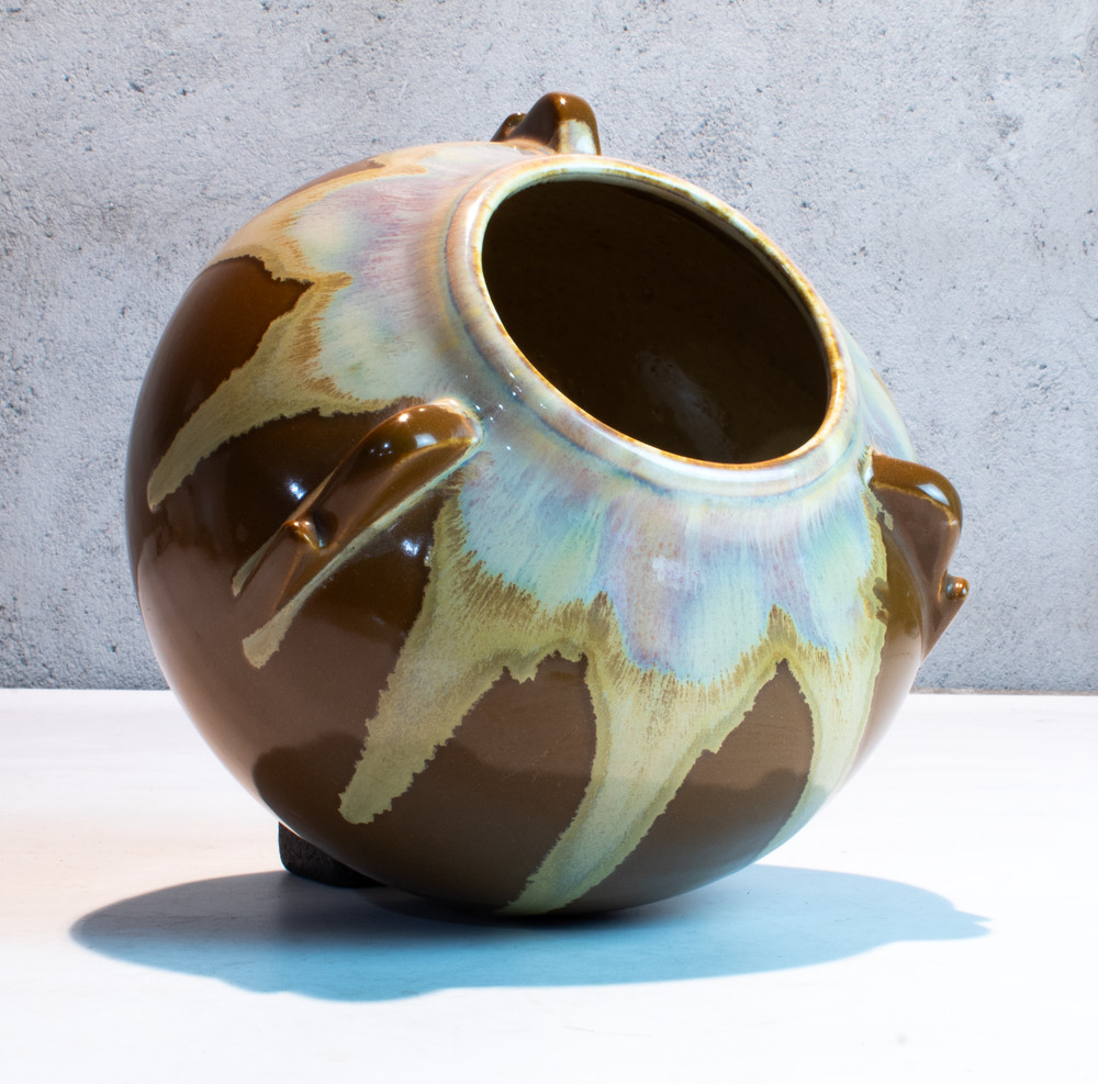 Japan Art Pottery Drip Glaze