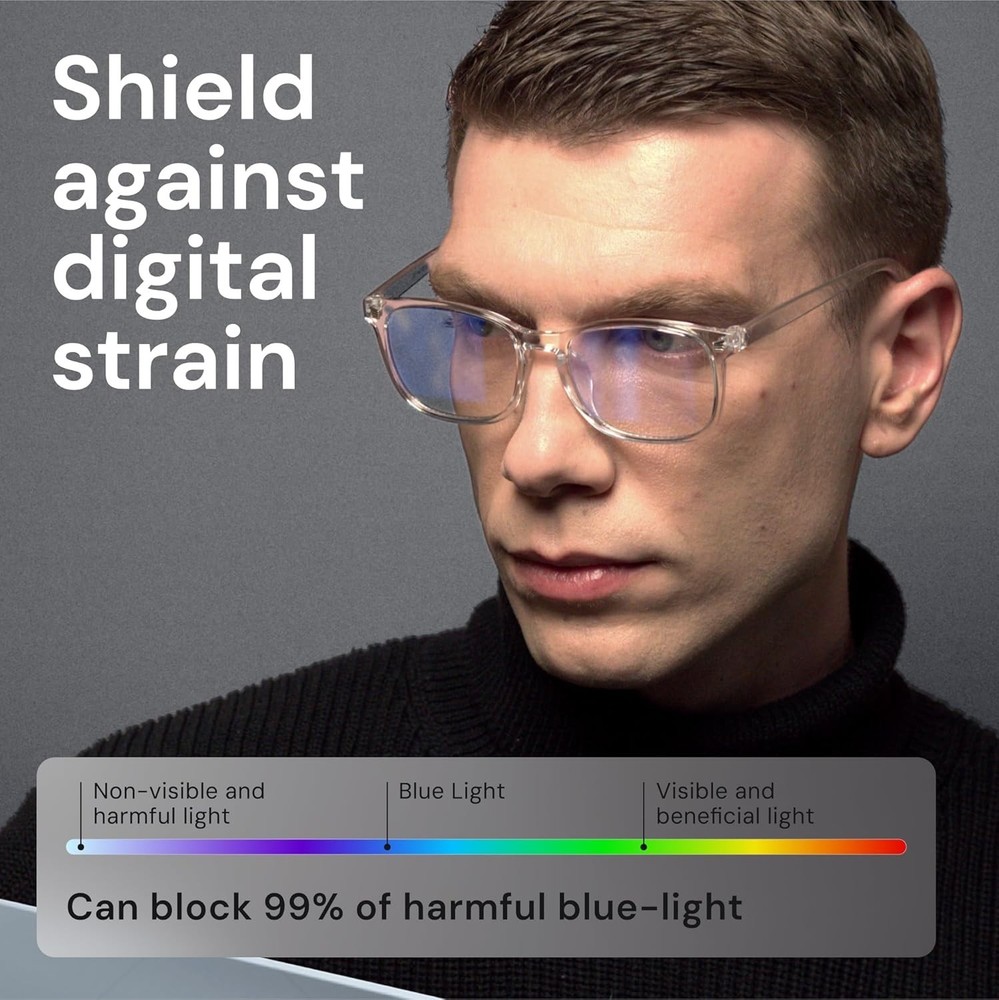 Blue Light Blocking Glasses – Anti UV Ray Computer Gaming Glasses, Blue Blockers