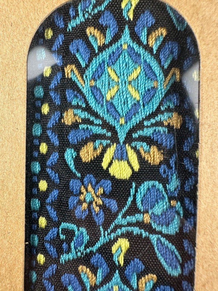 Art Tribute Blue Patern Woven Camera Strap NIB Sealed