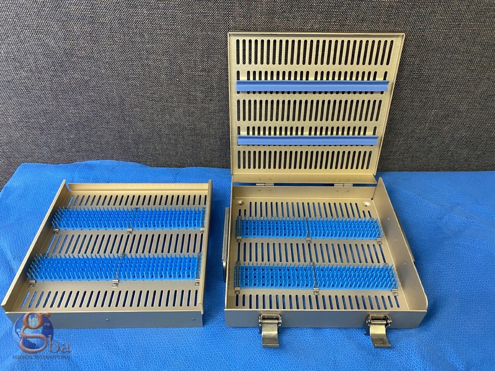 Microsurgical Autocave Sterilizer Sterilization Micro Instrument Case Two Level