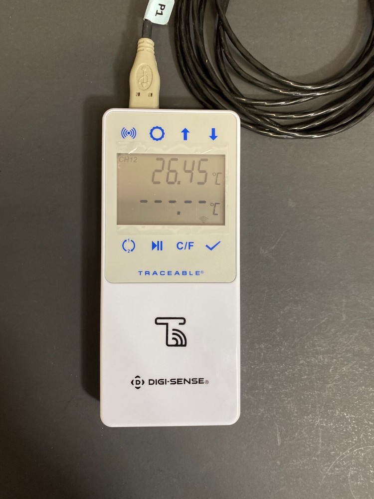 Traceable WIFI Data Logging Refrigerator Freezer Thermometer with SS Probe