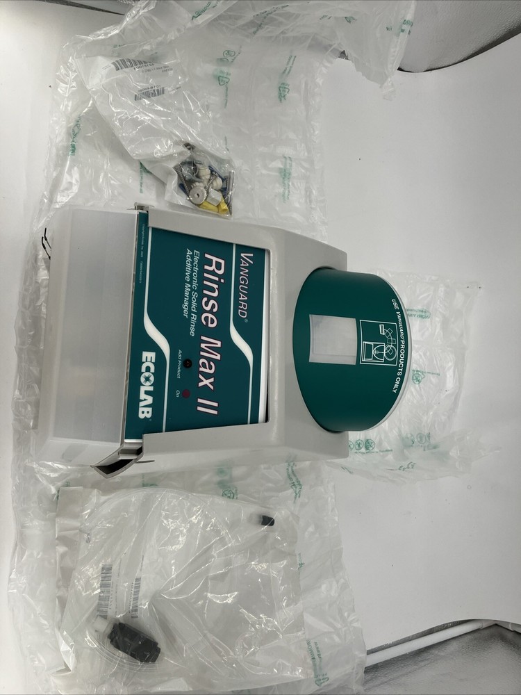 New Ecolab RINSE MAX II Vanguard Electronic Solid Rinse Additive Manager