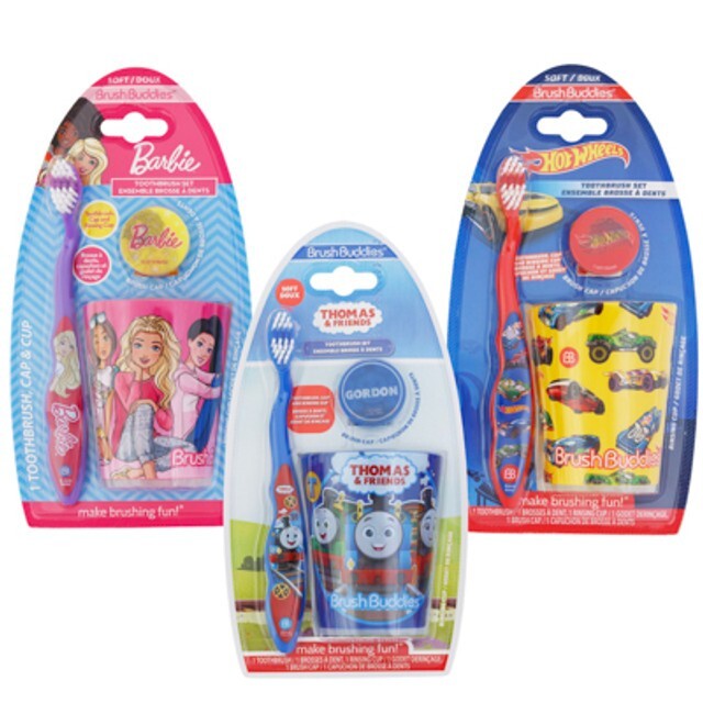 HOT WHEELS Toothbrush (Soft), Cap & Cup Set