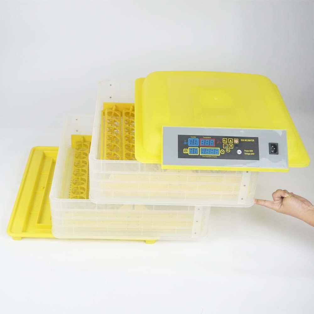 Bird Egg Incubator Poultry Hatcher Breeder Automatic Egg Turning 96 eggs