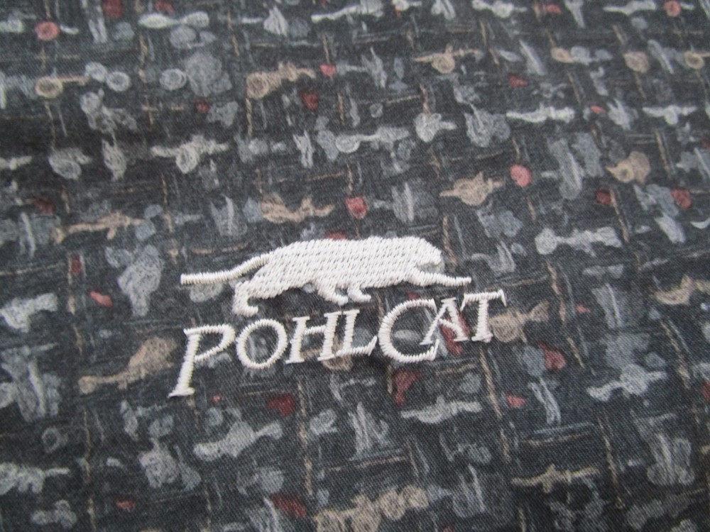 Mens Large Zero Restriction Lightweight Wind Shirt pullover Pohl Cat Golf