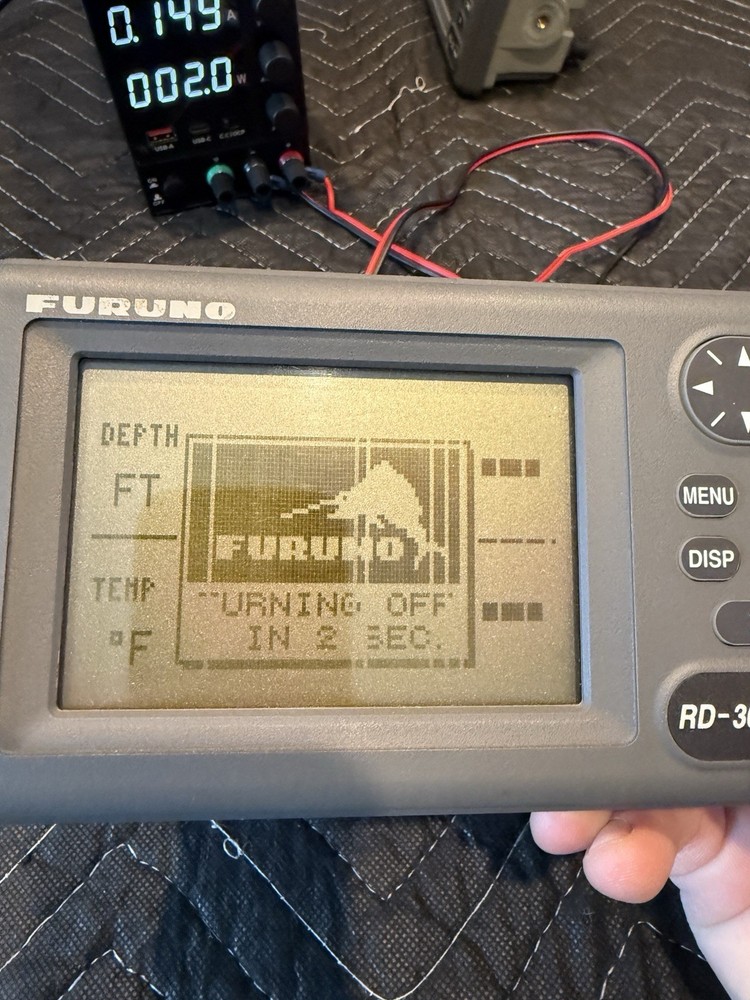 Furuno RD-30 Multi Display Marine Data Repeater GPS Navigator Depth Speed Meter