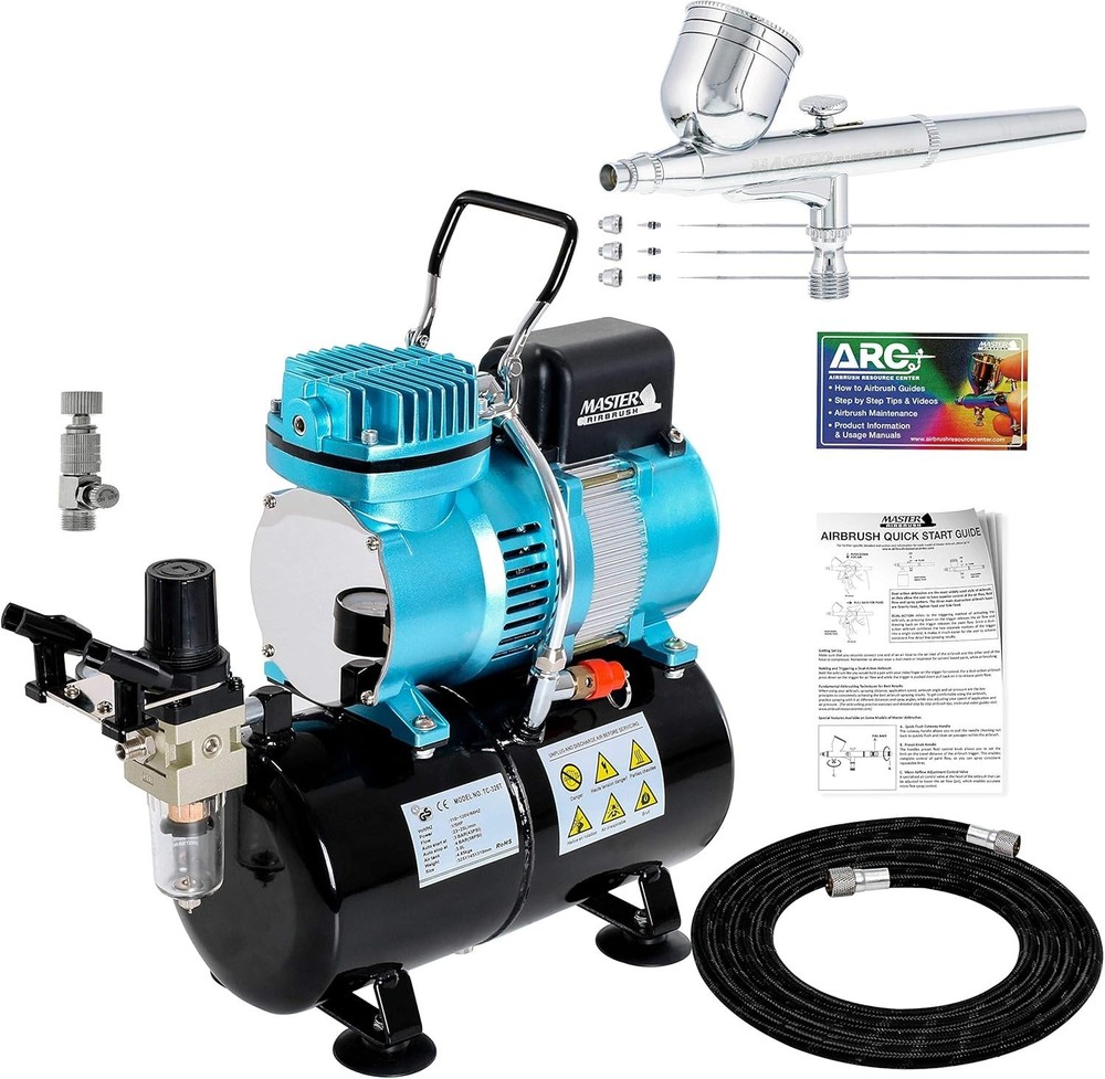 Cool Runner II Airbrush and Compressor Set - Ultimate Control & Versatility
