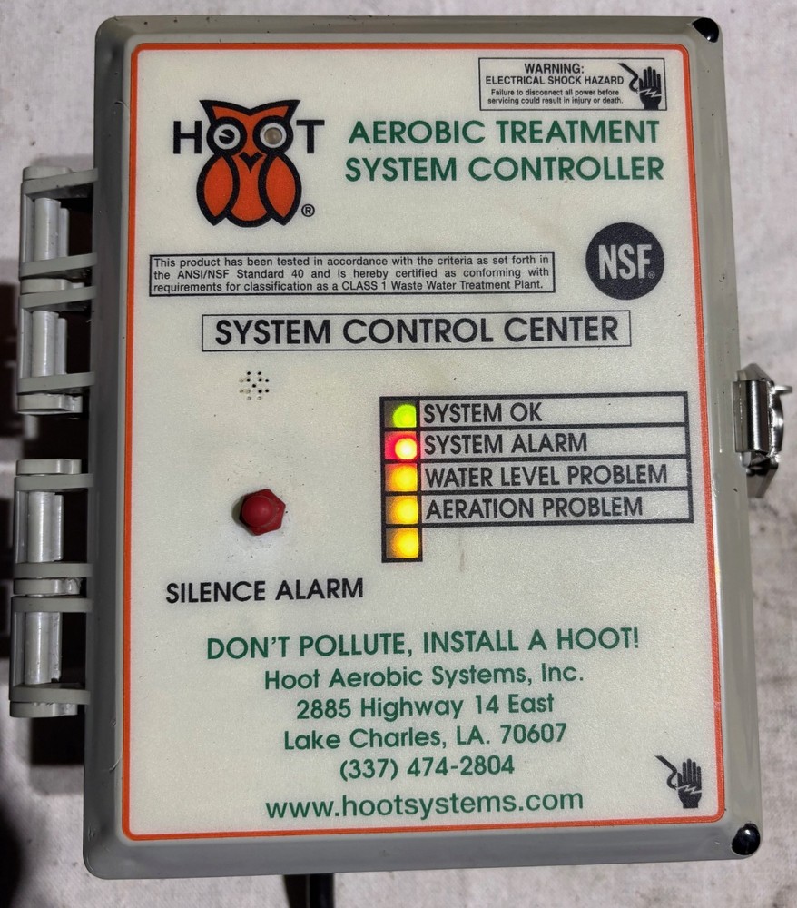 HOOT SYSTEMS Aerobic Treatment System Controller Box for PROBE Water Level