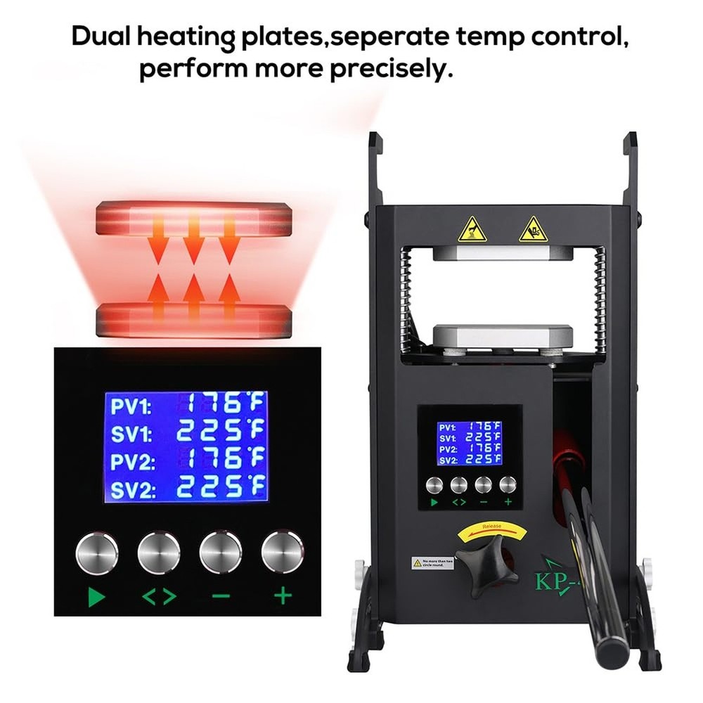 4 Ton Hydraulic Heat Press Machine Dual Plates