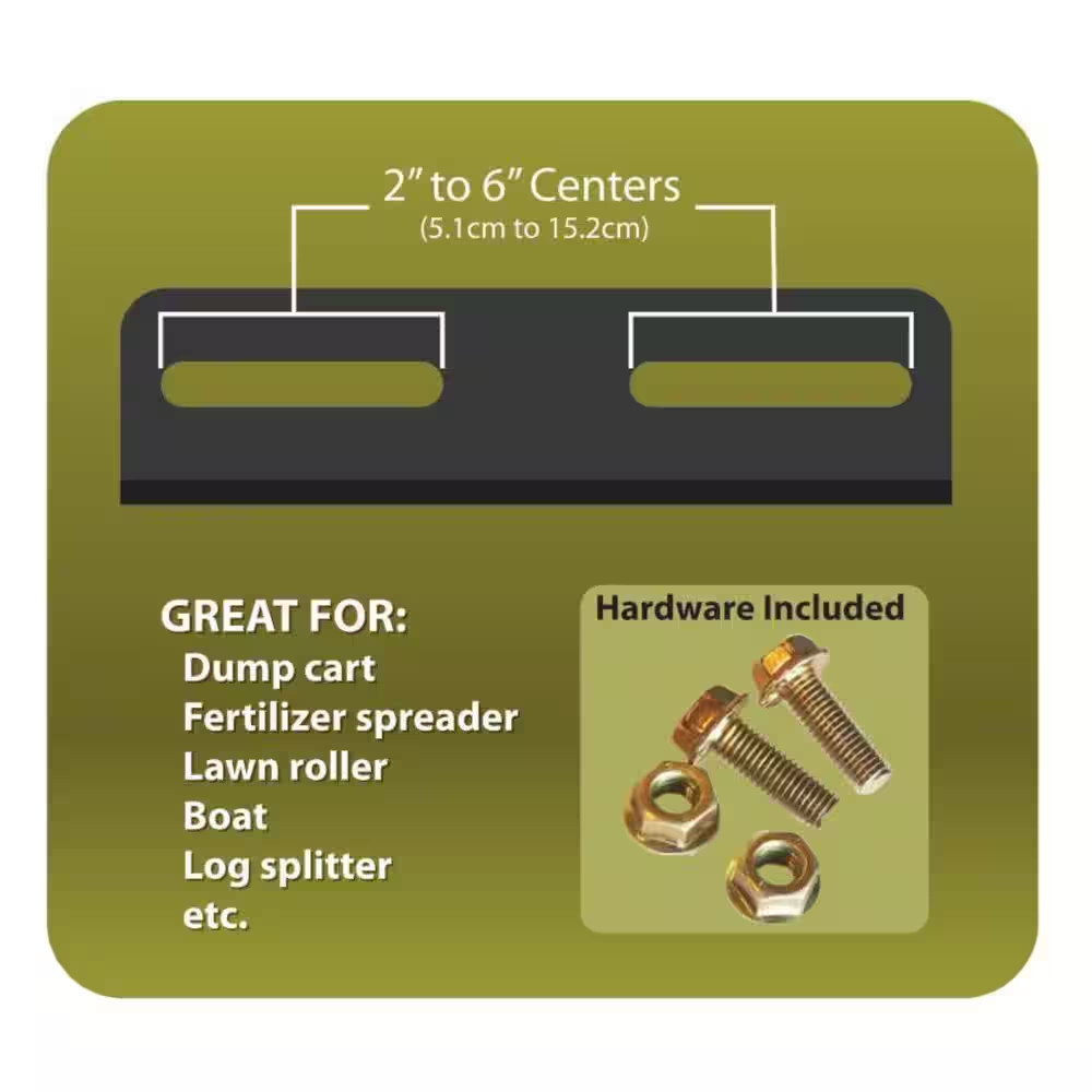 Z-Hitch Zero-Turn Hitch Plate