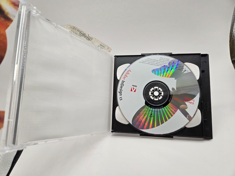 Adobe InDesign CS Mac (2003 PC, CD-ROM) 2-Disc Set W/ Product Key Macintosh