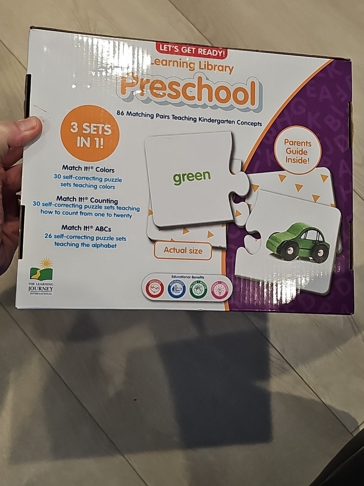 The Learning Library Preschool Learning Set STEM Education Kindergarten Unopened