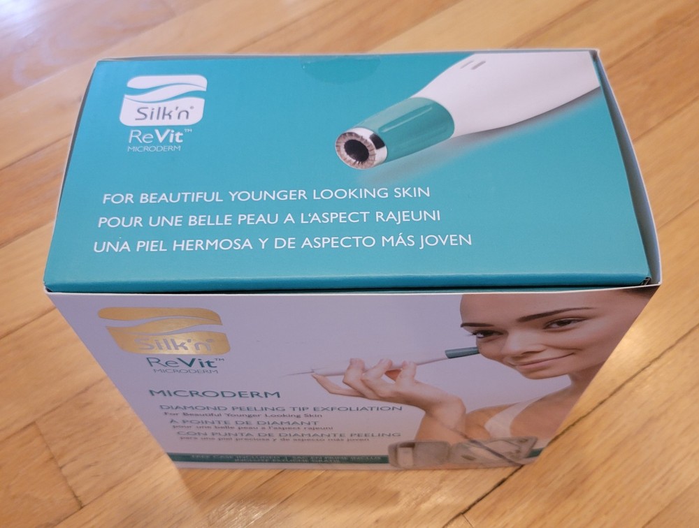 Silk'n ReVit Microderm Diamond Peeling Exfoliation Kit w/ 3 Tips + Case