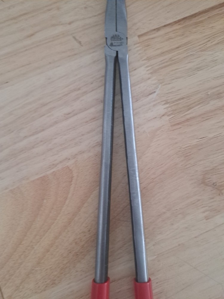 MACTOOLS PYTHON P161MG EXTRA LONG REACH GRIPPING PLIERS 16" L MEDIUM 70° BEND