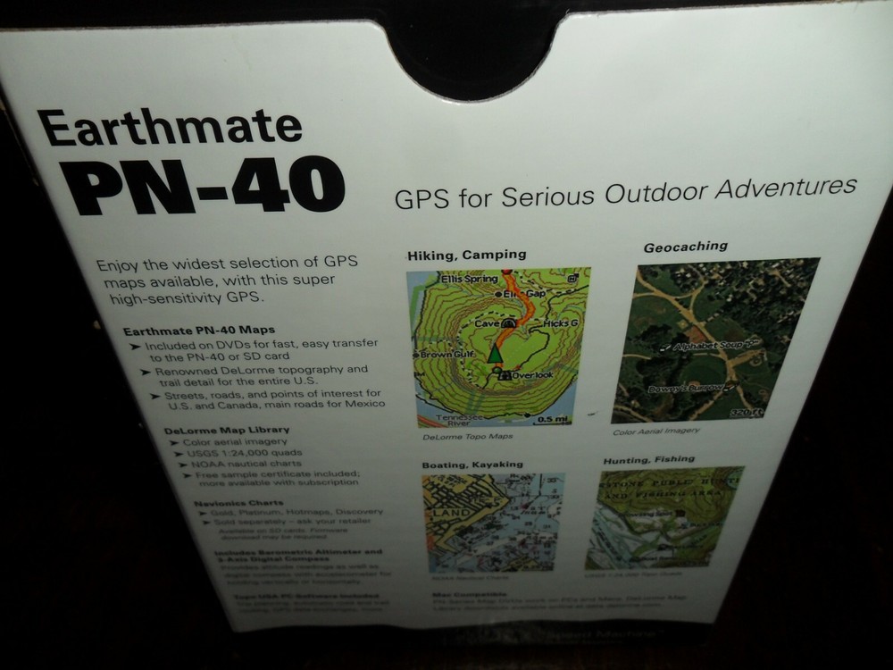 Delorme Earthmate PN-40 Handheld GPS Orange