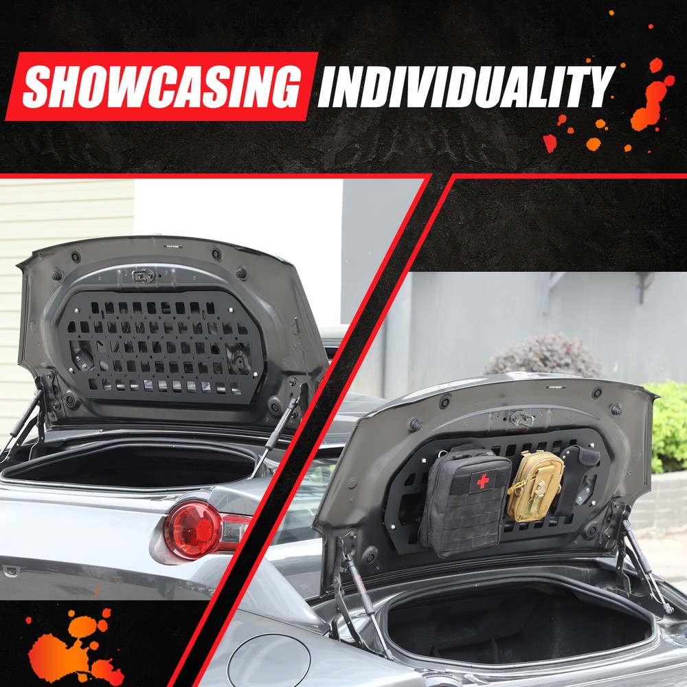 Aluminum Tailgate Model Bag Storage Bracket For Mazda MX-5 2016-2023