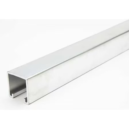 Zoro Select Fs-200 Al 24.00 Single Channel Strut, Solid, Aluminum, Plain, None