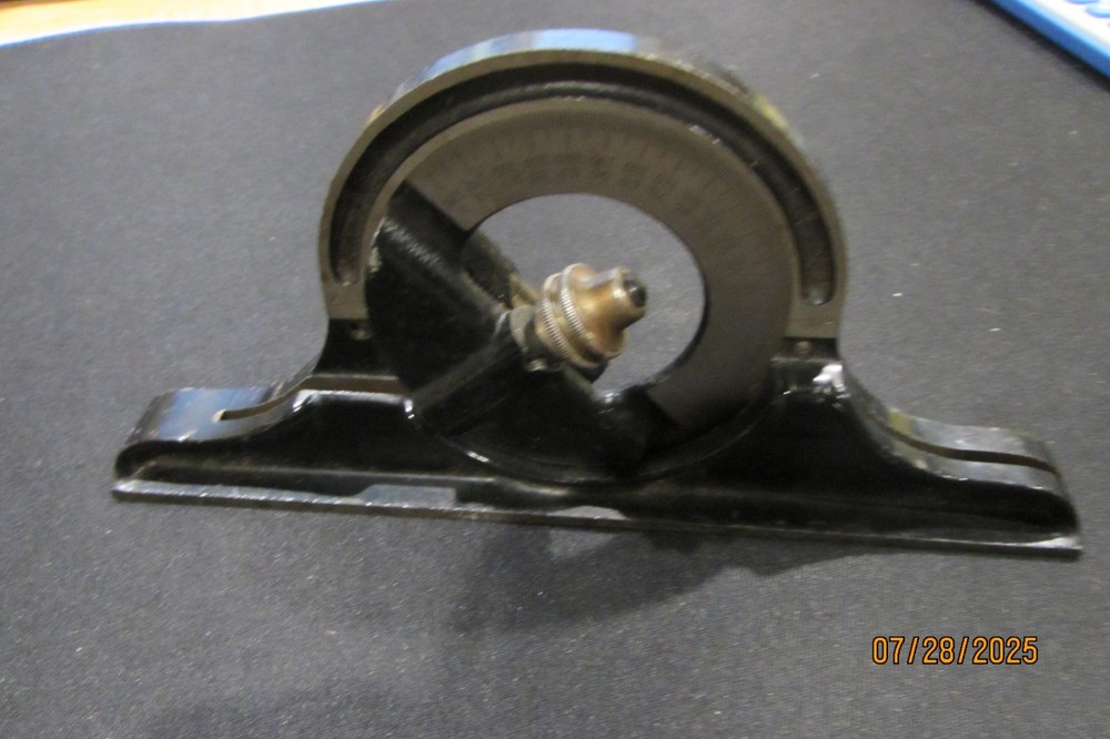 VINTAGE STARRETT NO. 490 PROTRACTOR HEAD MACHINIST TOOL