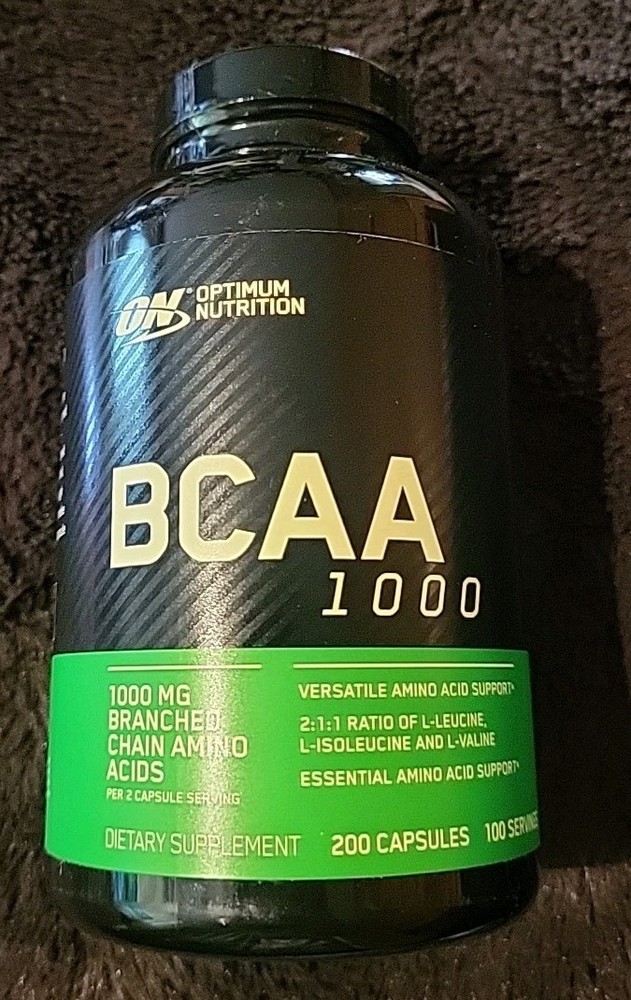 Optimum Nutrition BCAA 1000 (200 Caps) ●READ