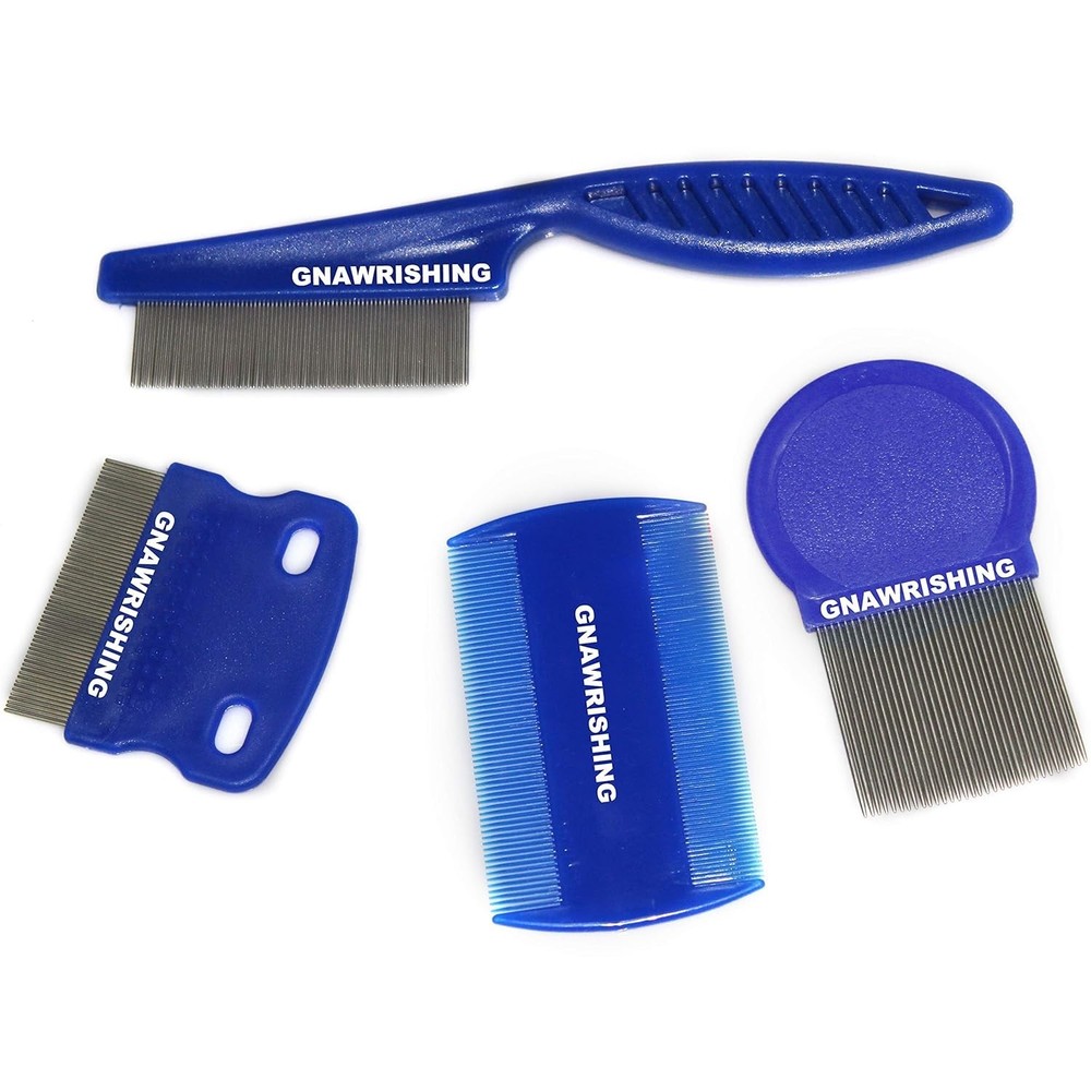 High-Strength Stainless Steel Flea Combs – Essential Pet Grooming Tools