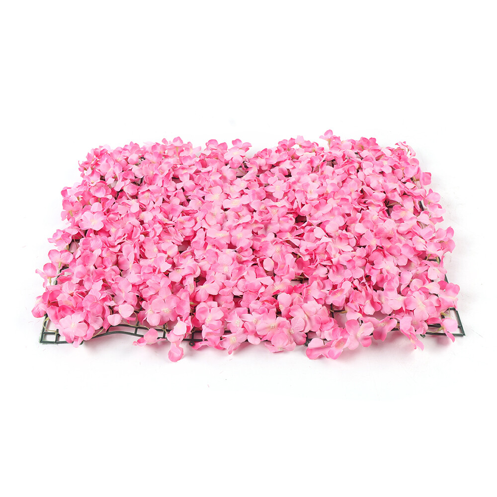 10PCS Artificial Silk Flower Wall Panel Wedding Party Floral Background Decor
